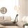 Steinhauer AN hangl. 1-l. fabric shade 28*26cm