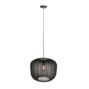 Steinhauer AN Hangl. 1-l. fabric shade 45*34cm