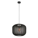 Steinhauer AN Hangl. 1-l. fabric shade 45*34cm