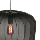 Steinhauer AN Hangl. 1-l. fabric shade 45*34cm