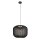 Steinhauer AN Hangl. 1-l. fabric shade 45*34cm