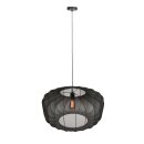 Steinhauer AN Hangl. 1-l. fabric shade 60*30cm