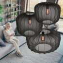 Steinhauer AN Hangl. 1-l. fabric shade 60*30cm