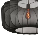 Steinhauer AN Hangl. 1-l. fabric shade 60*30cm