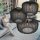 Steinhauer AN Hangl. 1-l. fabric shade 60*30cm