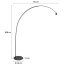 Steinhauer AN Vloerlamp boog (armatuur)