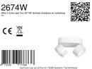 Steinhauer Spot 2-L. 8w 2700K IP20 Fez