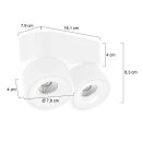 Steinhauer Spot 2-L. 8w 2700K IP20 Fez