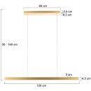 Steinhauer Hangl. balk 120cm *M*