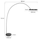 Steinhauer Vloerl. ring led 45cm *M*