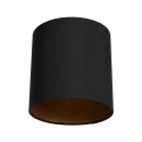 Steinhauer Kap 18cm rond effen zwart /goud *M*