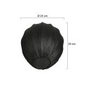 Steinhauer Kap 25*25cm ZWART *M*