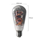 Steinhauer 625194 Ledfil 4w E27,smoke,dim