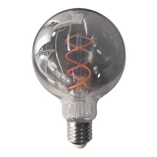Steinhauer 625195 Ledfil.globe4w E27,smoke,dim