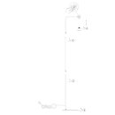 Steinhauer Vloerl.1-l. metaal bronzen kap GU10