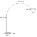Steinhauer Vloerl. 1-l. bow Ringlux