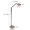 Steinhauer Vloerl. led 2700K 2*5w