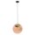 Steinhauer Hangl. 1-l. 40cm glasbol amber