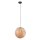 Steinhauer Hangl. 1-l. 40cm glasbol amber
