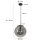 Steinhauer Hangl. 1-l. 40cm glasbol smoke
