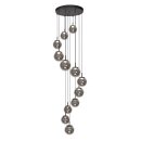 Steinhauer Hangl. 12-L. led 50cm glasbol smoke