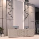 Steinhauer Hangl. 12-L. led 50cm glasbol smoke