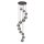 Steinhauer Hangl. 12-L. led 50cm glasbol smoke