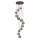 Steinhauer Hangl. 12-L. led 50cm glasbol smoke