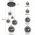 Steinhauer Hangl. 5-L. led glasbol smoke