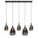 Steinhauer Hangl. 5-L. balk  led glass smoke