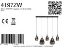 Steinhauer Hangl. 5-L. balk  led glass smoke