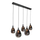 Steinhauer Hangl. 5-L. balk  led glass smoke