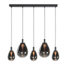 Steinhauer Hangl. 5-L. balk  led glass smoke