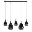 Steinhauer Hangl. 5-L. balk  led glass smoke