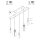 Steinhauer Hangl. 5-L. balk  led glass smoke