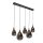 Steinhauer Hangl. 5-L. balk  led glass smoke
