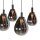 Steinhauer Hangl. 5-L. balk  led glass smoke