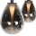 Steinhauer Hangl. 5-L. balk  led glass smoke