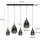 Steinhauer Hangl. 5-L. balk  led glass smoke