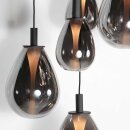 Steinhauer Hangl. 5-L. rond led glass smoke