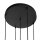 Steinhauer Hangl. 5-L. rond led glass smoke