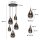 Steinhauer Hangl. 5-L. rond led glass smoke