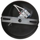 Steinhauer Hangl. 1-L. led glass smoke 23cm
