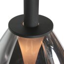 Steinhauer Hangl. 1-L. led glass smoke 23cm
