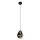 Steinhauer Hangl. 1-L. led glass smoke 14cm
