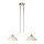 Steinhauer Hangl. 2-l. Glas albast amber