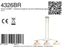 Steinhauer Hangl. 3-l. Glas albast amber
