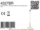 Steinhauer Hangl. 1-l. Glas albast amber