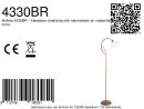 Steinhauer Vloerl. 1-l. Glas albast amber