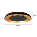Steinhauer Plaf. rond 40cm brushed gold